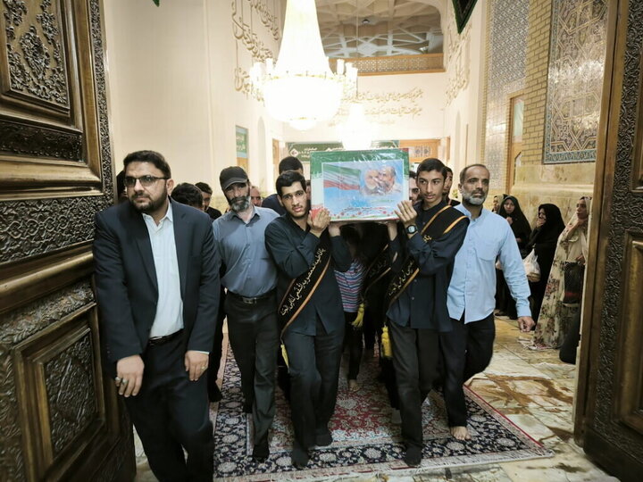 Photos: Funeral of martyred IRGC member held at Hazrat Masoumeh shrine