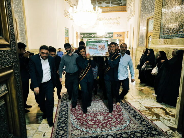 Photos: Funeral of martyred IRGC member held at Hazrat Masoumeh shrine