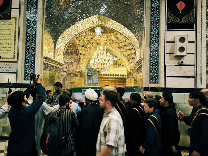 Photos: Funeral of martyred IRGC member held at Hazrat Masoumeh shrine