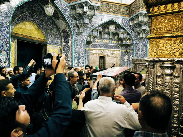 Photos: Funeral of martyred IRGC member held at Hazrat Masoumeh shrine
