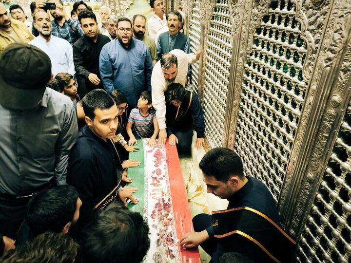 Photos: Funeral of martyred IRGC member held at Hazrat Masoumeh shrine