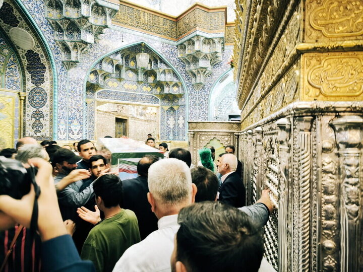 Photos: Funeral of martyred IRGC member held at Hazrat Masoumeh shrine