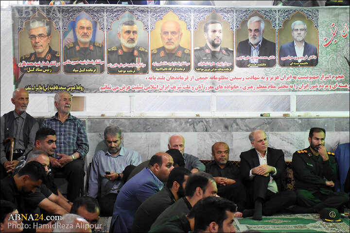 Photos: Commemoration ceremony of martyrs of Mola Sara rural district, Shaft