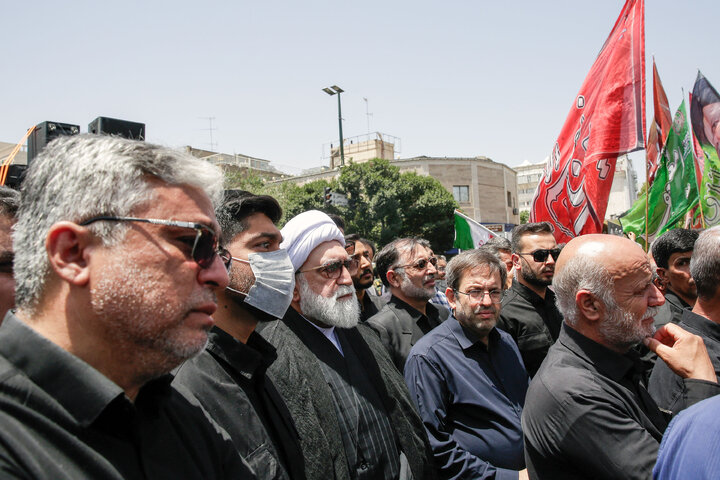 گزارش تصویری | بدرقه و تشییع پیکر شهدای حملات رژیم صهیونیستی در مشهد