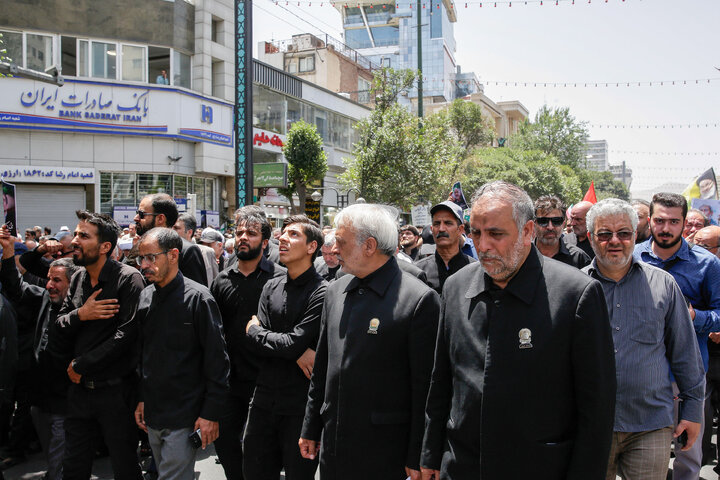 گزارش تصویری | بدرقه و تشییع پیکر شهدای حملات رژیم صهیونیستی در مشهد