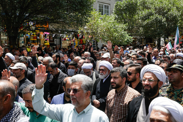 گزارش تصویری | بدرقه و تشییع پیکر شهدای حملات رژیم صهیونیستی در مشهد