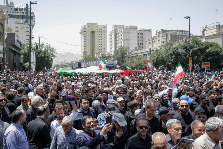 گزارش تصویری | بدرقه و تشییع پیکر شهدای حملات رژیم صهیونیستی در مشهد