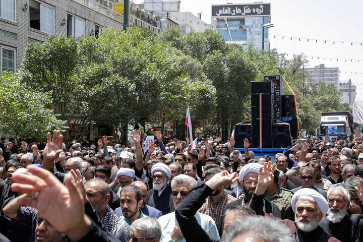 گزارش تصویری | بدرقه و تشییع پیکر شهدای حملات رژیم صهیونیستی در مشهد