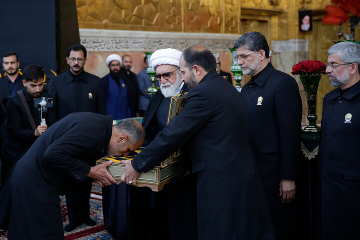 Photos: Ritual of mourning for month of Muharram held at Imam Reza holy shrine