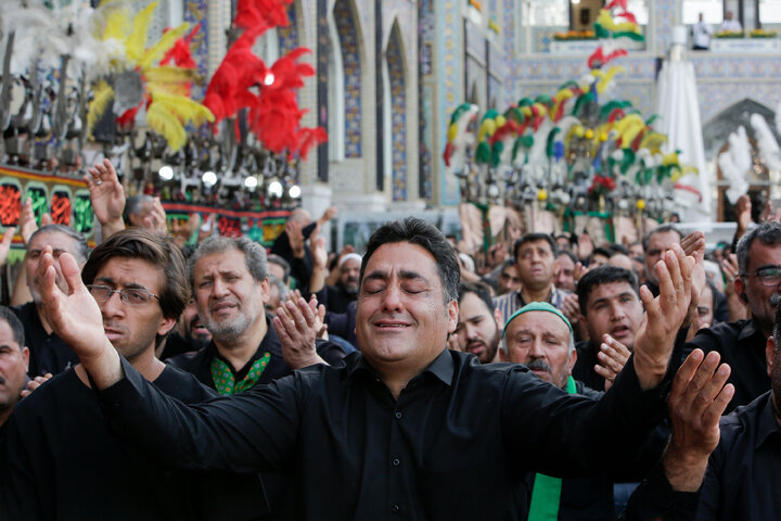 Photos: Ritual of mourning for month of Muharram held at Imam Reza holy shrine