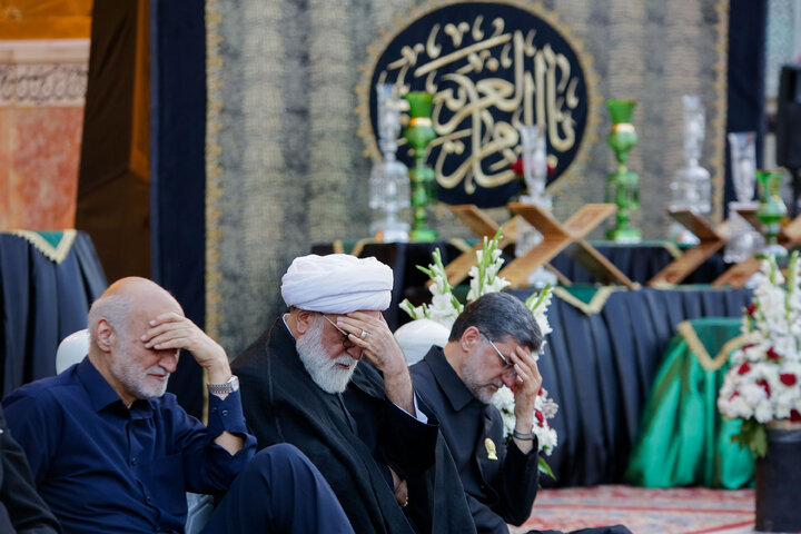 Photos: Ritual of mourning for month of Muharram held at Imam Reza holy shrine