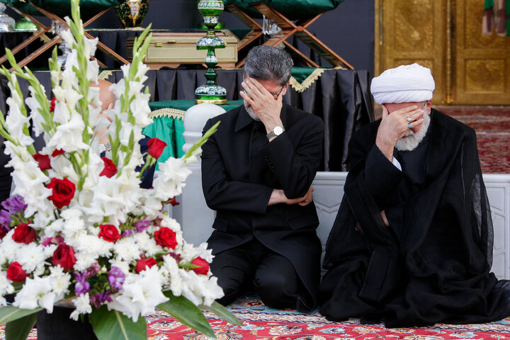 Photos: Ritual of mourning for month of Muharram held at Imam Reza holy shrine