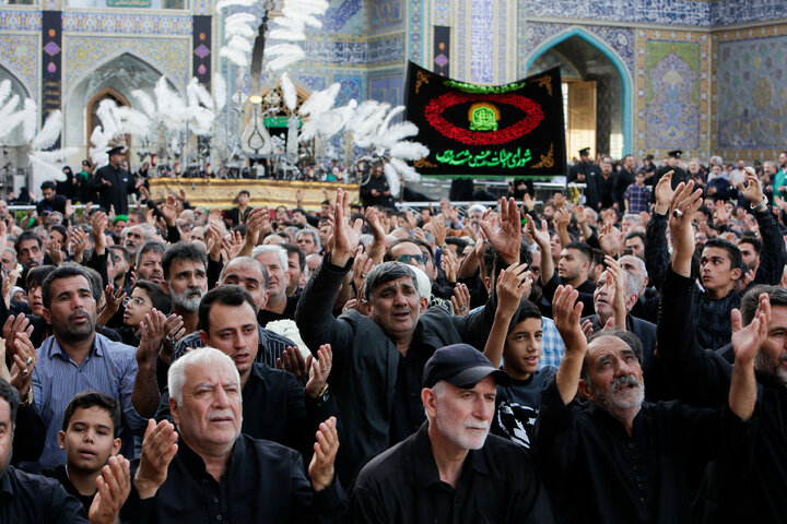 Photos: Ritual of mourning for month of Muharram held at Imam Reza holy shrine