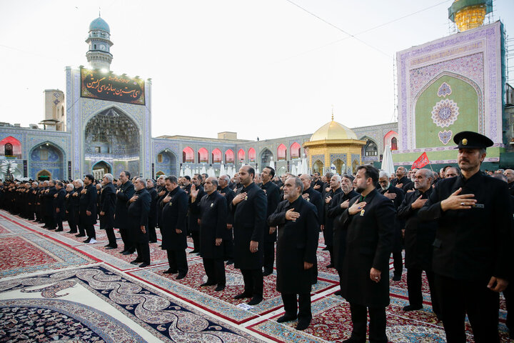 Photos: Ritual of mourning for month of Muharram held at Imam Reza holy shrine