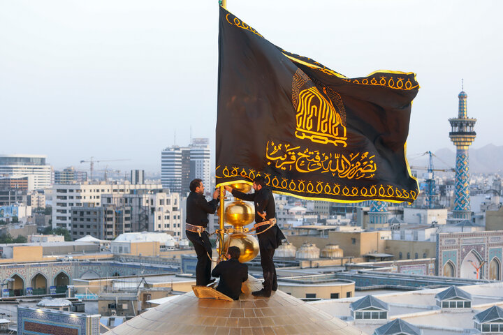 Photos: Ritual of mourning for month of Muharram held at Imam Reza holy shrine