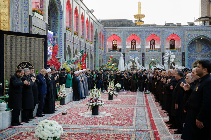 Photos: Ritual of mourning for month of Muharram held at Imam Reza holy shrine