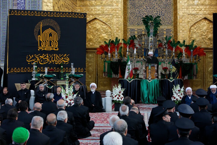 Photos: Ritual of mourning for month of Muharram held at Imam Reza holy shrine