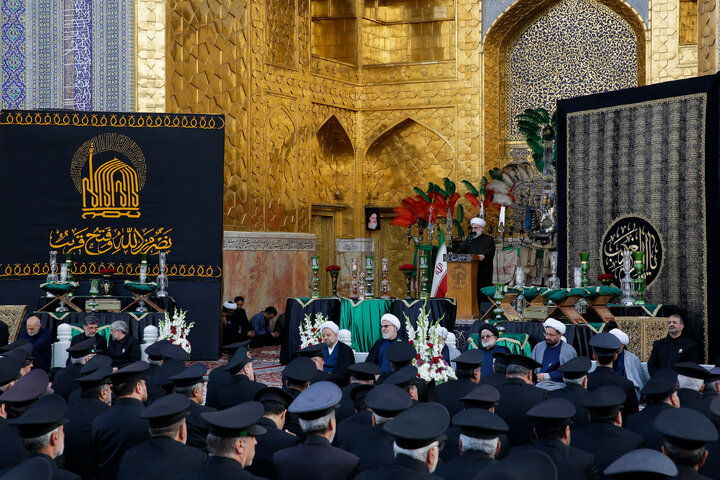 Photos: Ritual of mourning for month of Muharram held at Imam Reza holy shrine
