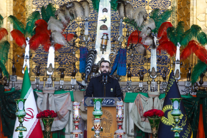 Photos: Ritual of mourning for month of Muharram held at Imam Reza holy shrine
