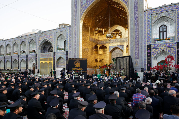 Photos: Ritual of mourning for month of Muharram held at Imam Reza holy shrine