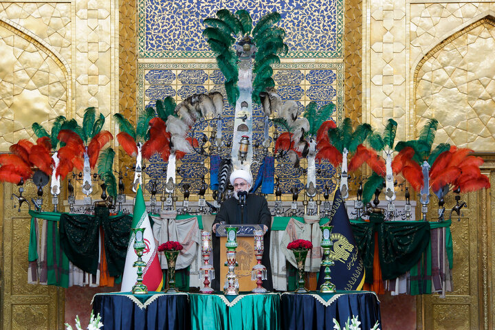 Photos: Ritual of mourning for month of Muharram held at Imam Reza holy shrine