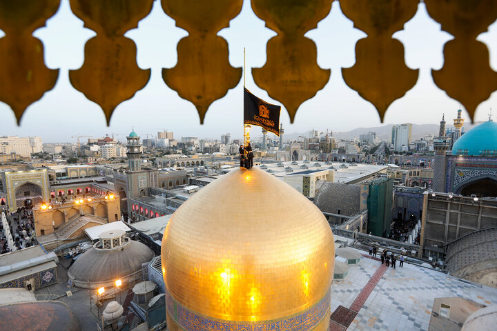 Photos: Ritual of mourning for month of Muharram held at Imam Reza holy shrine