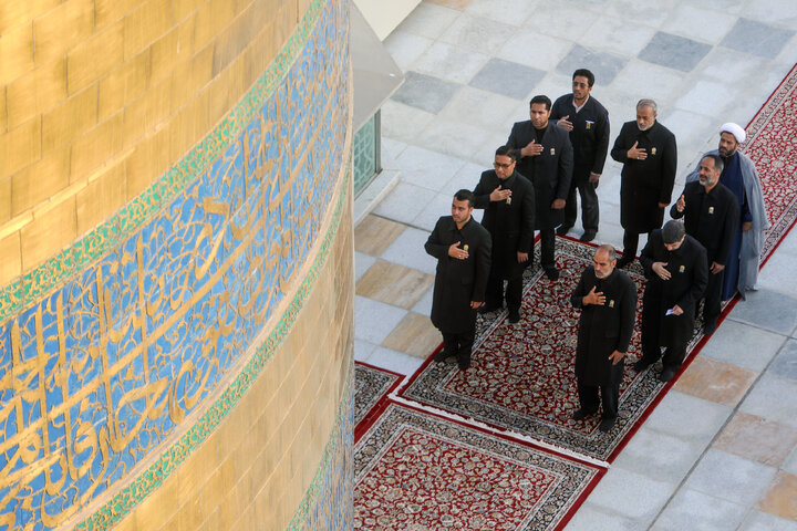 Photos: Ritual of mourning for month of Muharram held at Imam Reza holy shrine