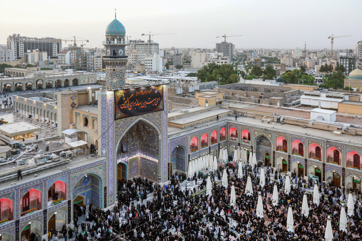 Photos: Ritual of mourning for month of Muharram held at Imam Reza holy shrine