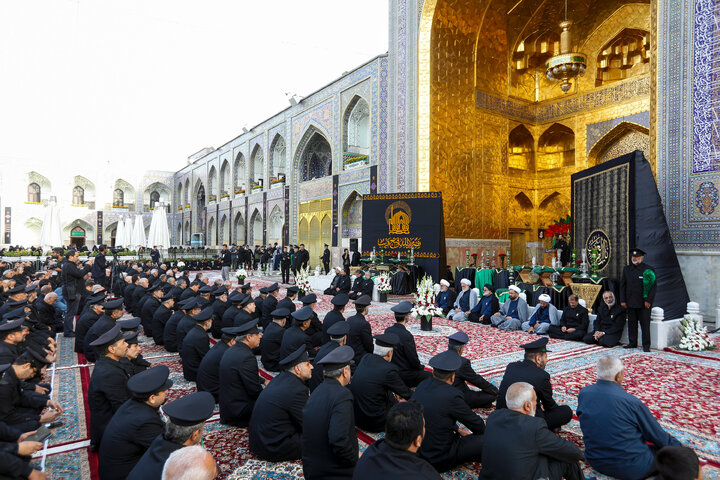 Photos: Ritual of mourning for month of Muharram held at Imam Reza holy shrine