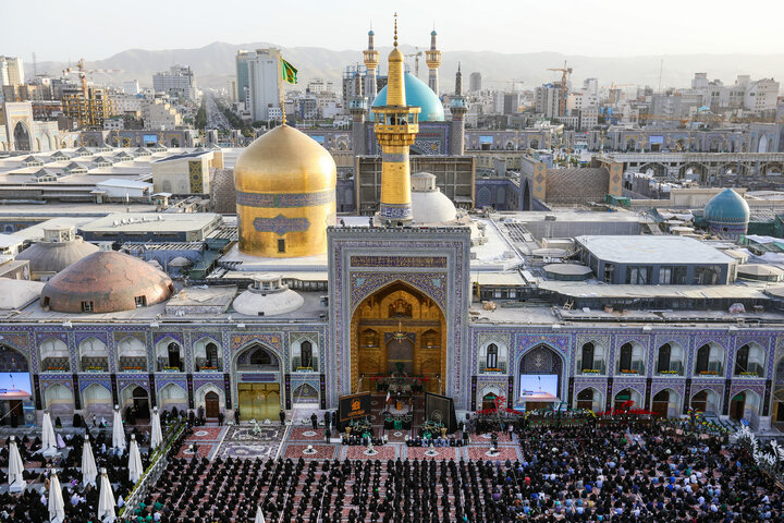 Photos: Ritual of mourning for month of Muharram held at Imam Reza holy shrine