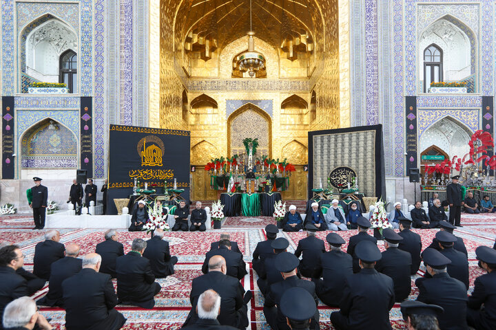Photos: Ritual of mourning for month of Muharram held at Imam Reza holy shrine