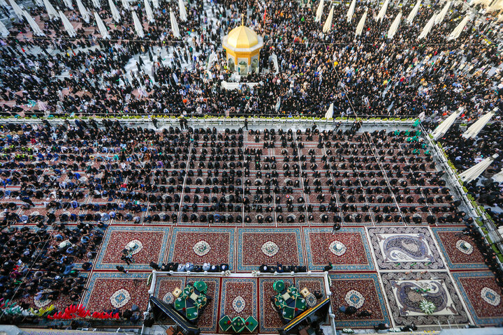 Photos: Ritual of mourning for month of Muharram held at Imam Reza holy shrine