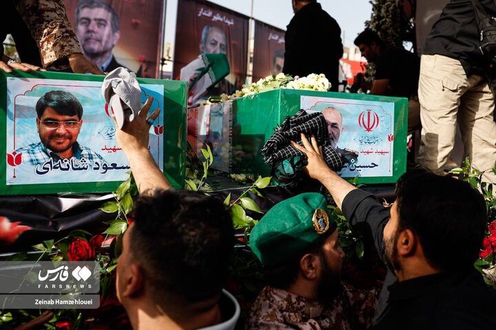 شہدائے فتح کا جلوس جنازہ
