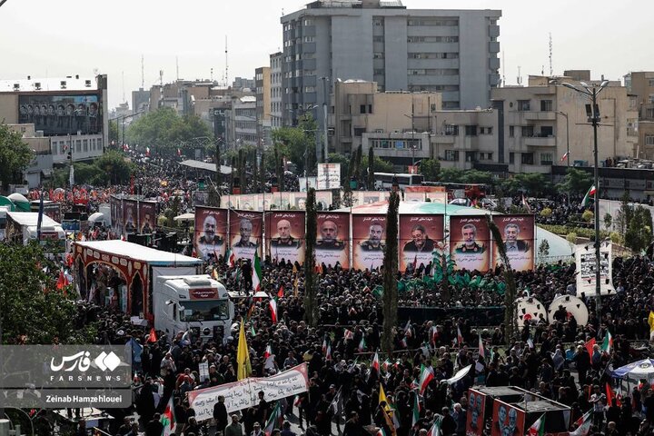 شہدائے فتح کا جلوس جنازہ