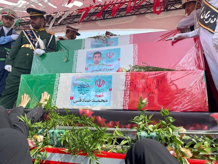 شہدائے فتح کا جلوس جنازہ