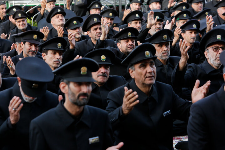 گزارش تصویری | آیین اذن عزای ماه محرم در حرم مطهر رضوی