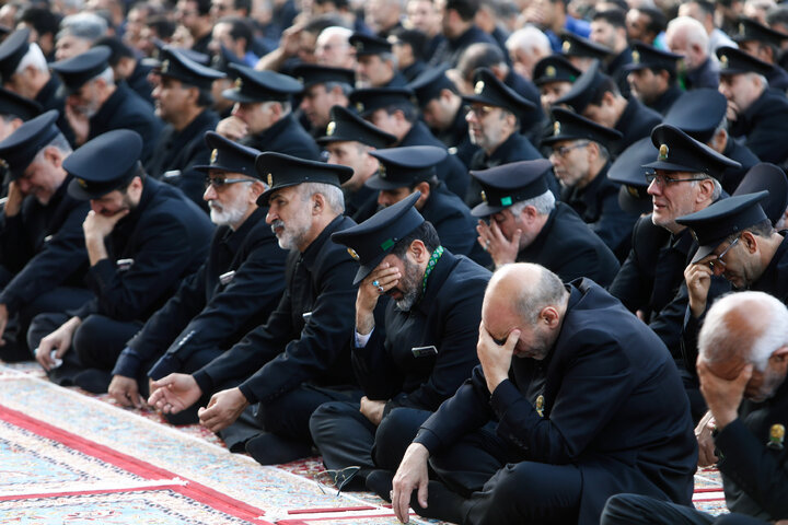 گزارش تصویری | آیین اذن عزای ماه محرم در حرم مطهر رضوی