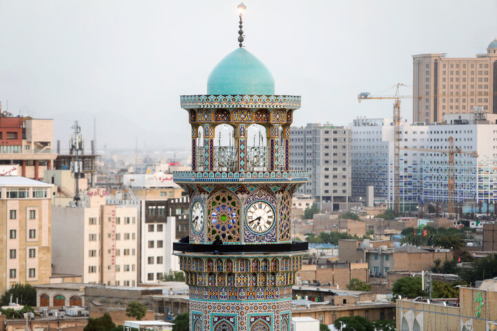 گزارش تصویری | آیین اذن عزای ماه محرم در حرم مطهر رضوی