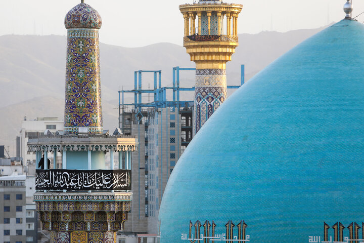 گزارش تصویری | آیین اذن عزای ماه محرم در حرم مطهر رضوی