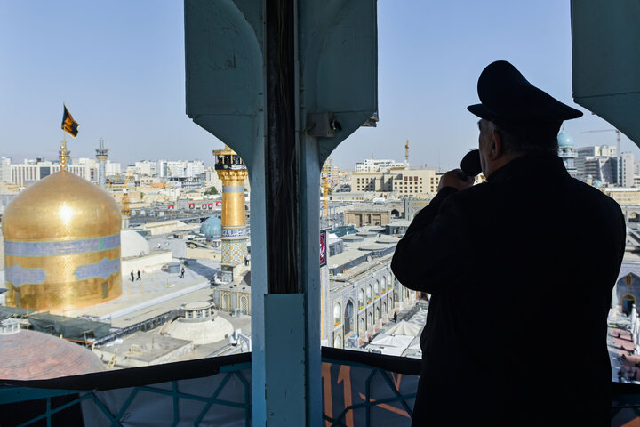 گزارش تصویری | برگزاری آئین سنتی «صلا» در حرم مطهر رضوی