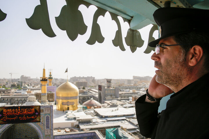 گزارش تصویری | برگزاری آئین سنتی «صلا» در حرم مطهر رضوی