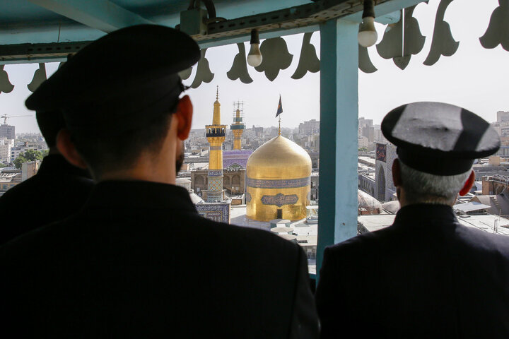 گزارش تصویری | برگزاری آئین سنتی «صلا» در حرم مطهر رضوی