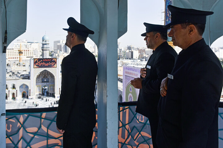 گزارش تصویری | برگزاری آئین سنتی «صلا» در حرم مطهر رضوی