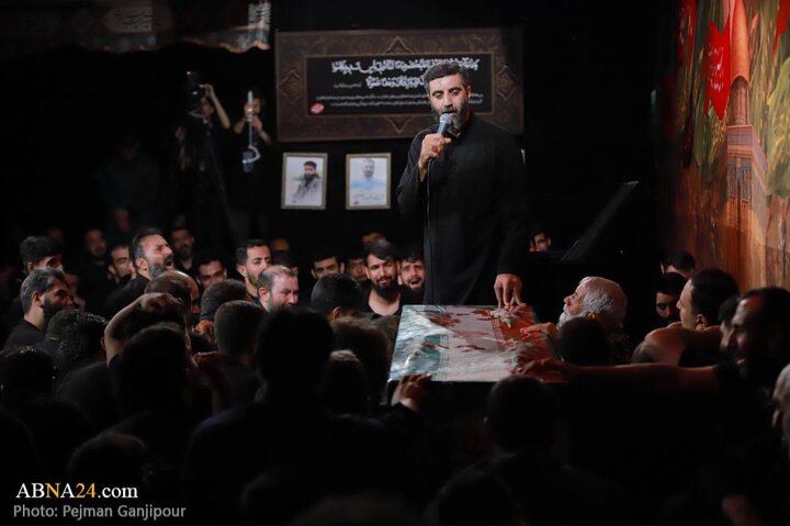 گزارش تصویری |  مراسم عزاداری دهه اول محرم در هیئت فدائیان حسین(ع)