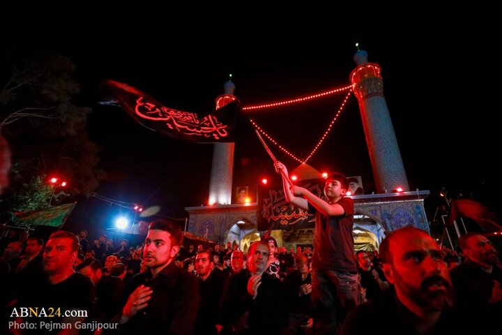 گزارش تصویری |  مراسم عزاداری دهه اول محرم در هیئت فدائیان حسین(ع)