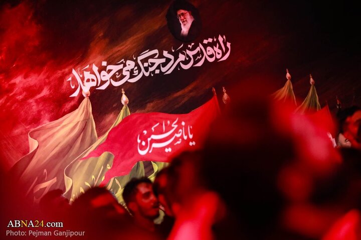 گزارش تصویری |  مراسم عزاداری دهه اول محرم در هیئت فدائیان حسین(ع)