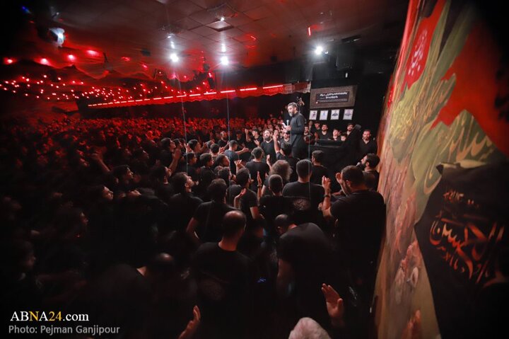 گزارش تصویری |  مراسم عزاداری دهه اول محرم در هیئت فدائیان حسین(ع)