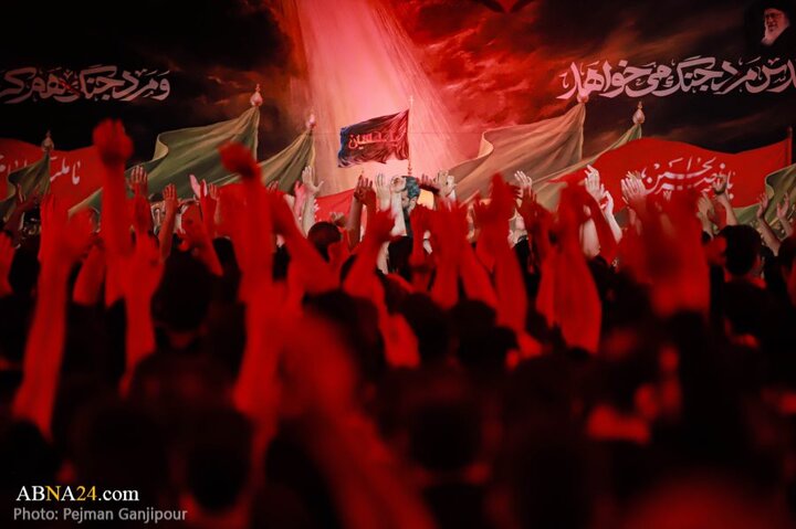 گزارش تصویری |  مراسم عزاداری دهه اول محرم در هیئت فدائیان حسین(ع)