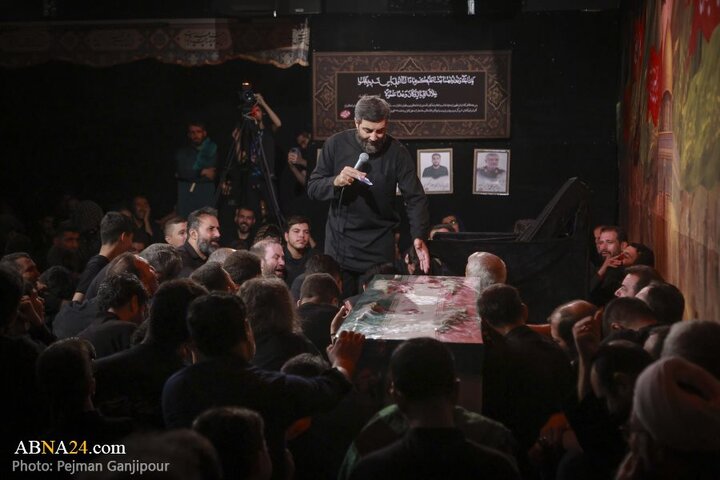 گزارش تصویری |  مراسم عزاداری دهه اول محرم در هیئت فدائیان حسین(ع)