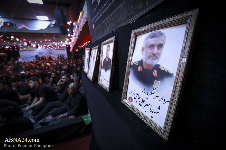 گزارش تصویری |  مراسم عزاداری دهه اول محرم در هیئت فدائیان حسین(ع)